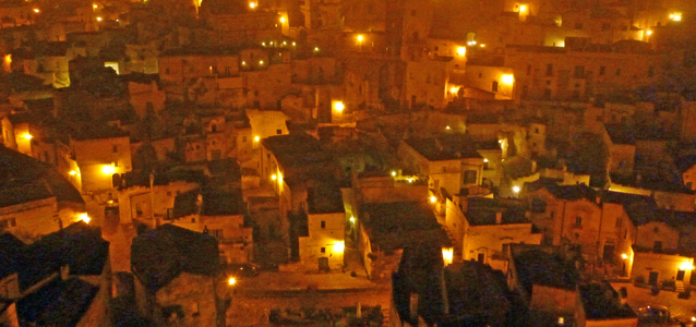 マテーラの夜景食の工房オフィスアルベロ イタリア料理教室 in