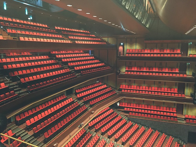 ロームシアター京都 サウスホールの座席表716席