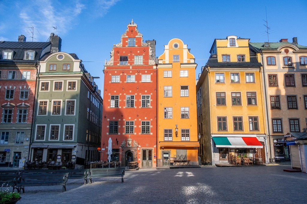 スウェーデン ストックホルムへ。 水の都であり、ノーベル賞授賞式晩餐会の地。