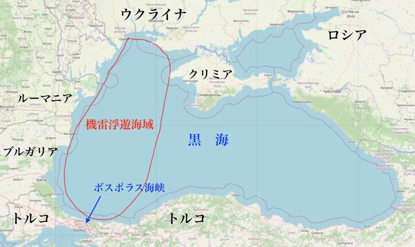 黒海：ボスポラス海峡とダーダネルス、c1914、c1920