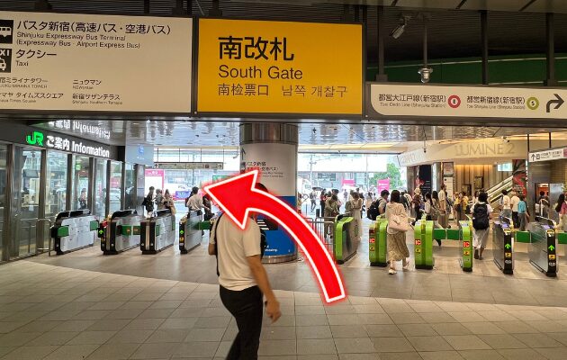 駅の構内図 新宿駅③新南口の改札画像と待ち合わせ場所カフェ巡りとライブ参戦日記