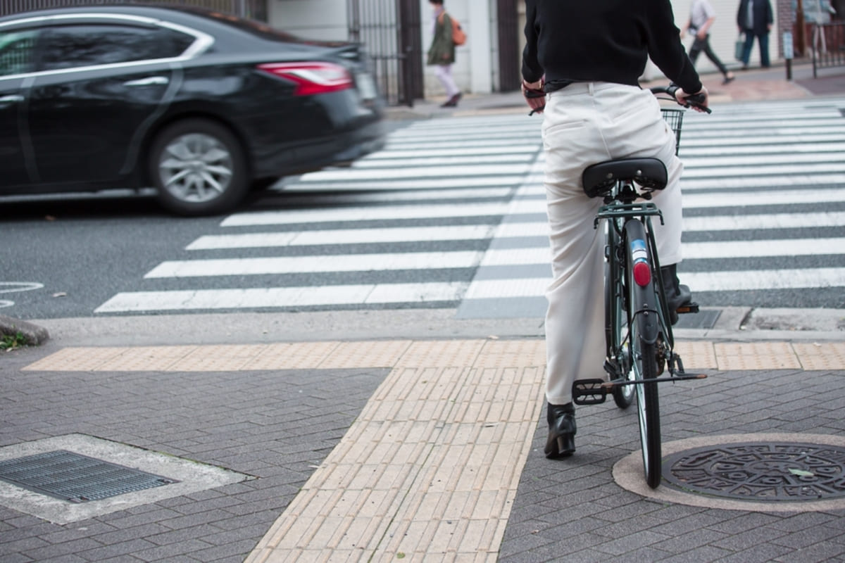 歩行者自転車専用信号 赤 の写真素材732798-