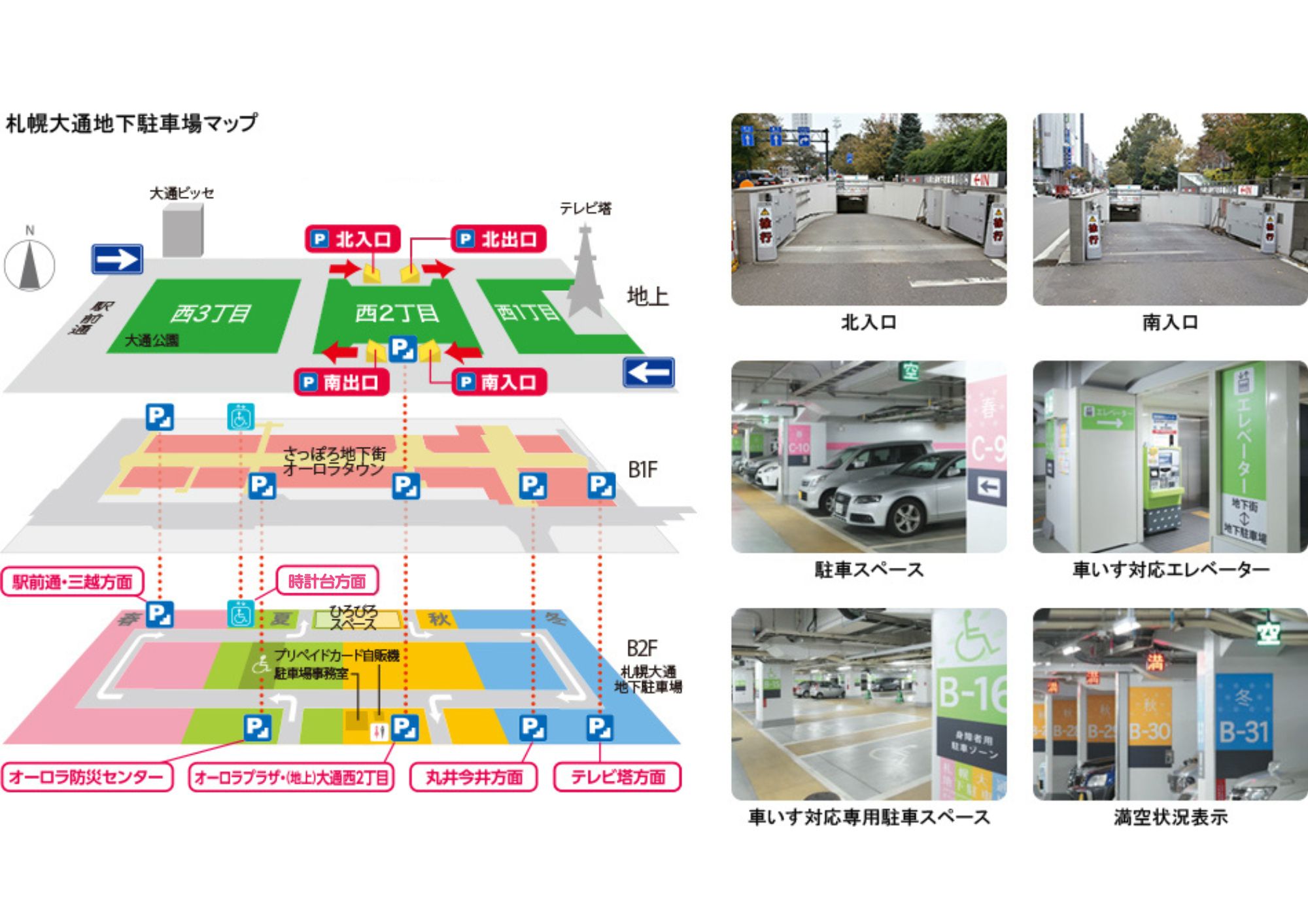 アクセス・駐車場さっぽろ地下街