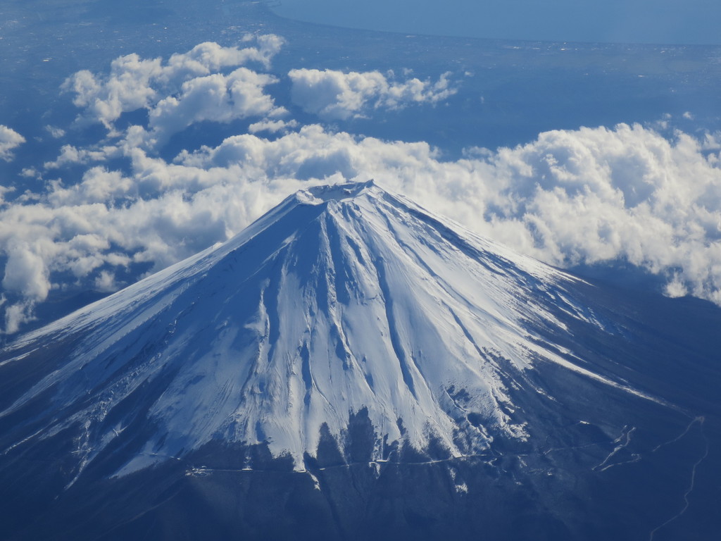 飛行機から見た富士山 写真素材3778977無料 - フォトライブラリ