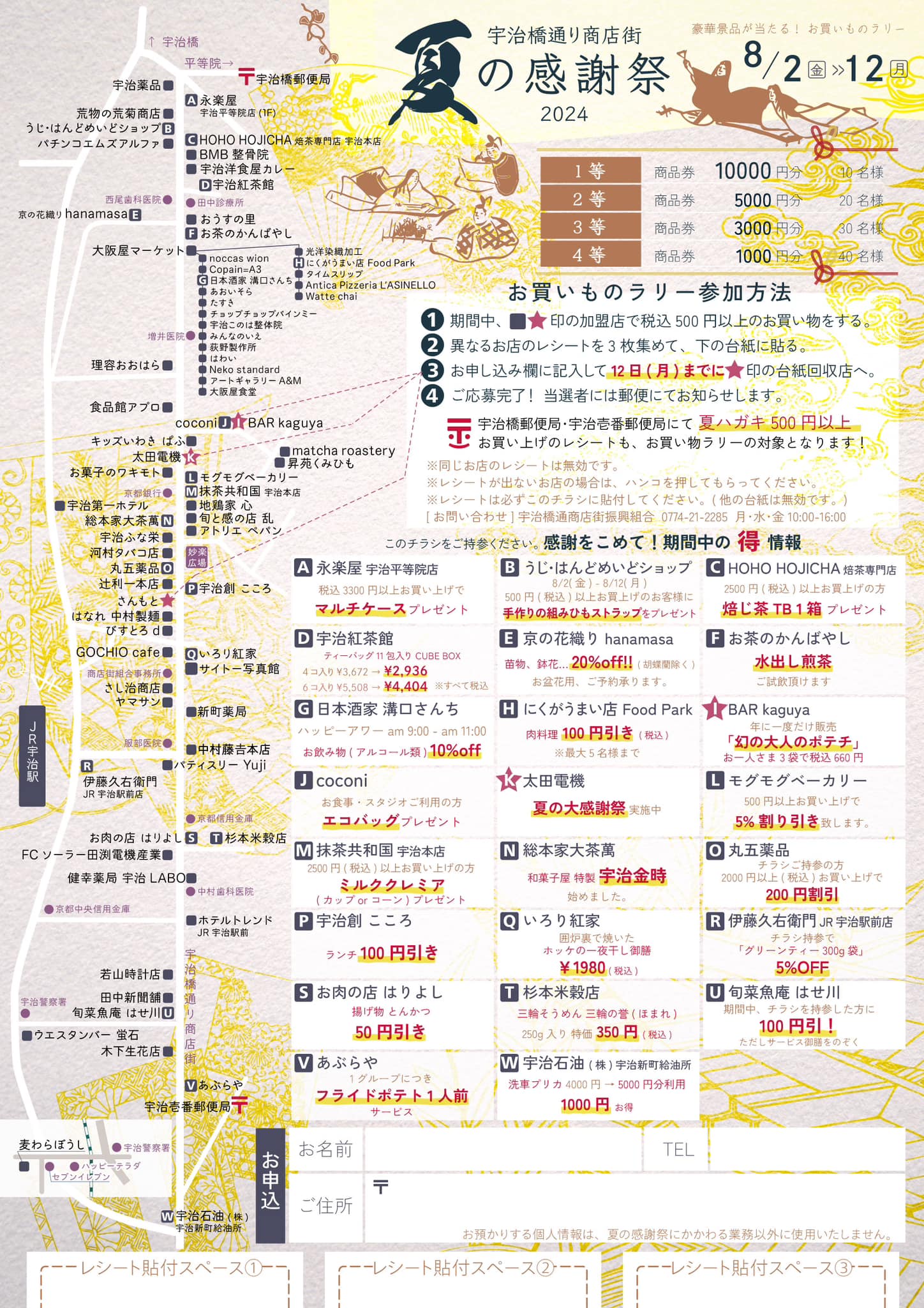 お知らせ宇治橋通り商店街ーサイト