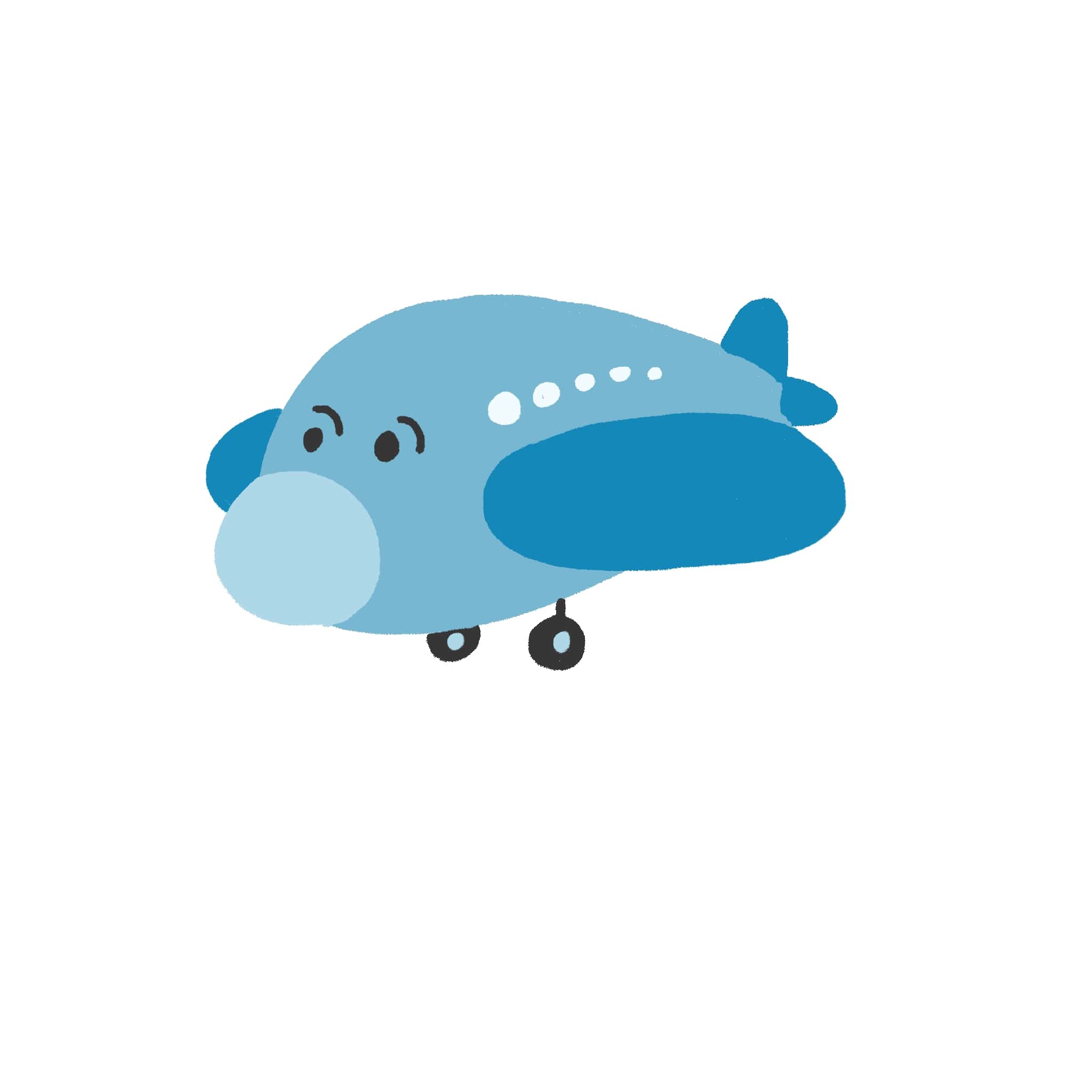 かわいい飛行機のイラスト素材 - フリーイラスト素材配布サイトIllustATAM