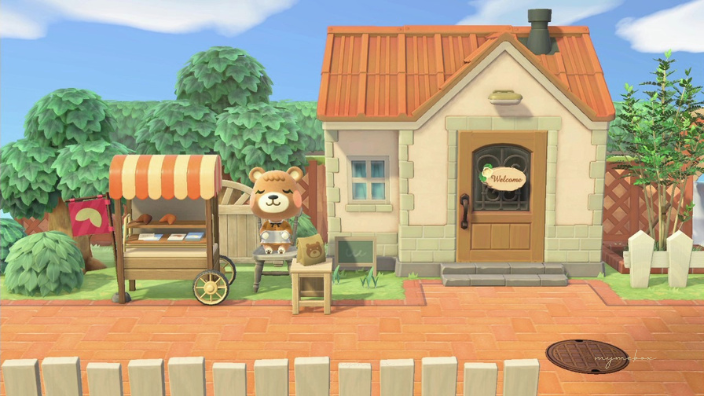 あつ森 道ひいて庭作ればそれっぽい住宅街は簡単 島クリエイト-