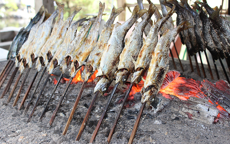 西岳養魚場つり堀観光スポットいわての旅
