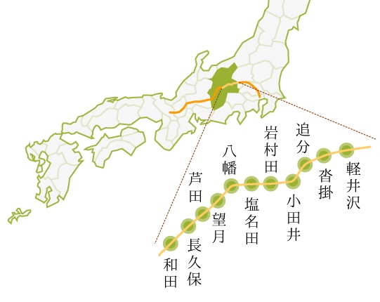 旧街道宿場町の現状と 街なか再生事例について