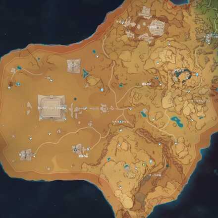 原神 Ver.4.6新マップリーク│陸地部分は『ペトリコール』│水中部分は『レムリア』