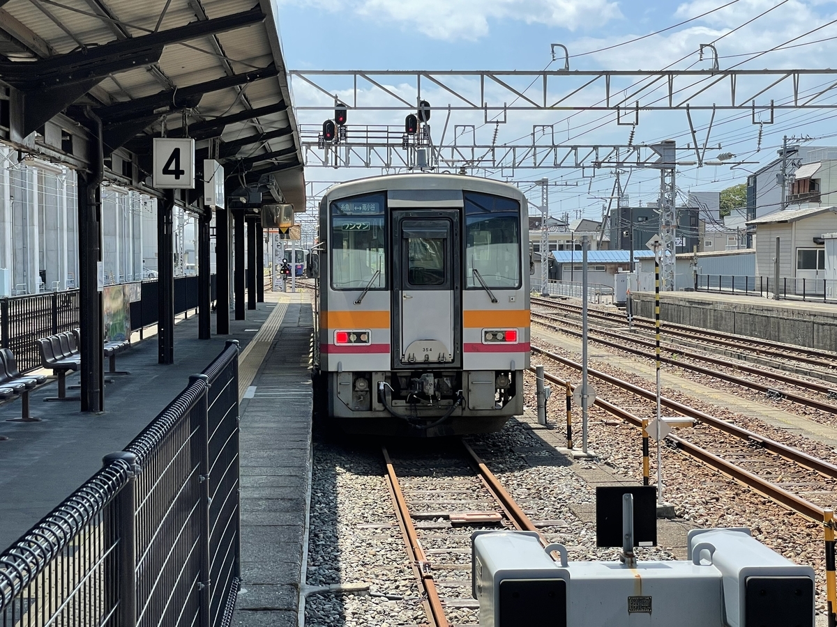 南小谷駅から糸魚川駅 大糸線 427D