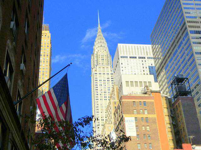 クライスラービル マンハッタンビューの象徴の美しいアールデコ建築 -