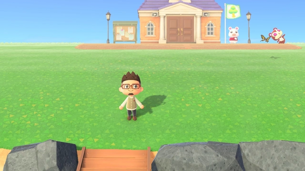 あつ森 公衆トイレもある！？自然あふれる公園のレイアウト！ -