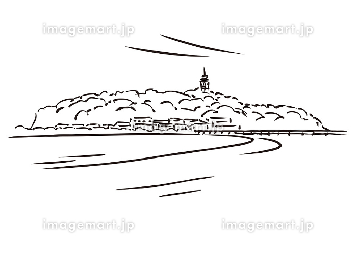 江ノ島手描きイラスト無料イラスト・フリー素材なら「イラストAC」
