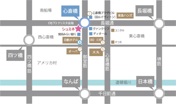 アクセス DAIHATSU 心斎橋角座 松竹芸能株式会社