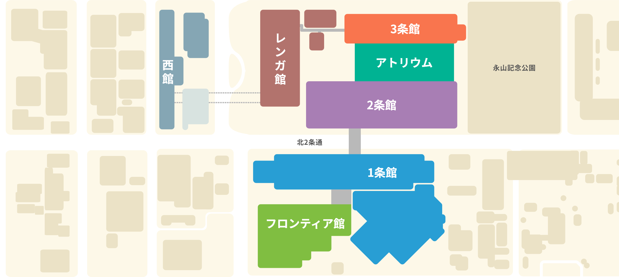 サッポロファクトリーフロンティア館 - 札幌市中央区北一条東 ショッピングセンター・モールYahoo!マップ