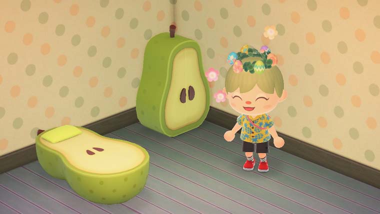 あつ森 秋の家具を使って果樹園風の広場を島クリエイト きのみレシピおちばレシピ並木道