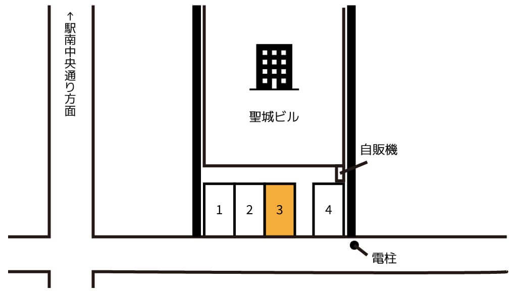 水戸駅北口広場 から近くて安い駐車場特Pとくぴー