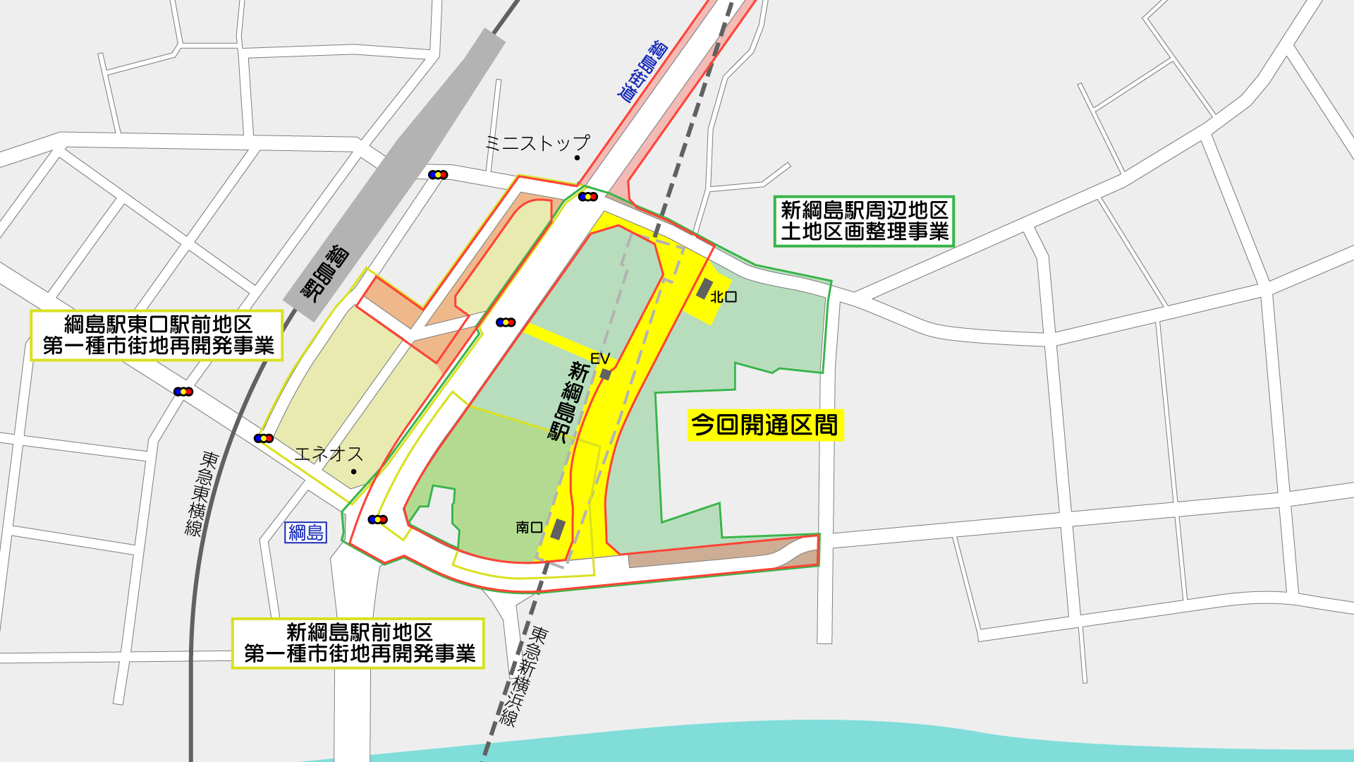 綱島駅のバス乗り場の一部が新綱島駅へ移動、12月23日 土 から綱島ニュース 仮