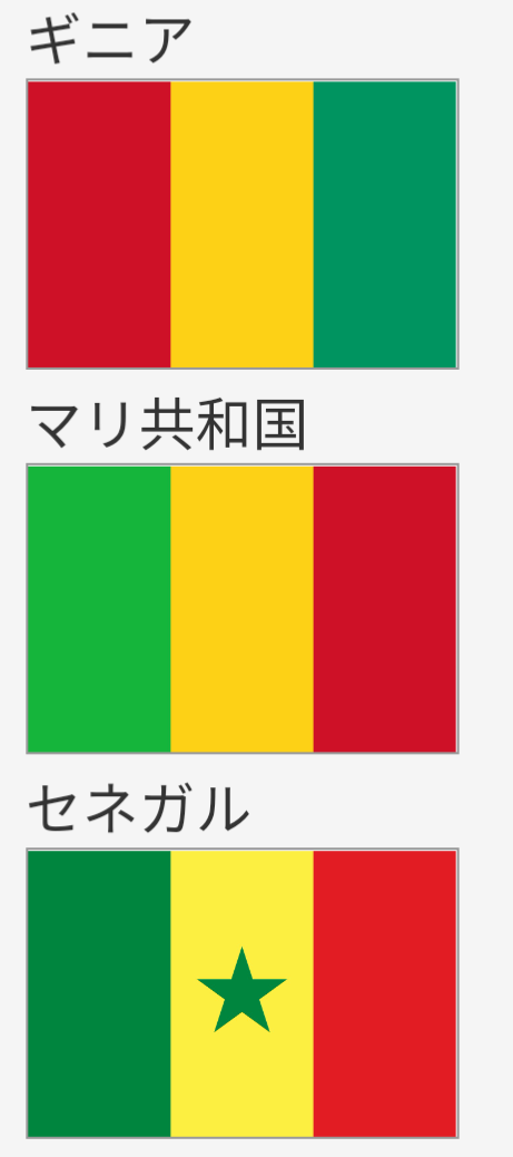 アフリカの国旗幼児教育ナビ