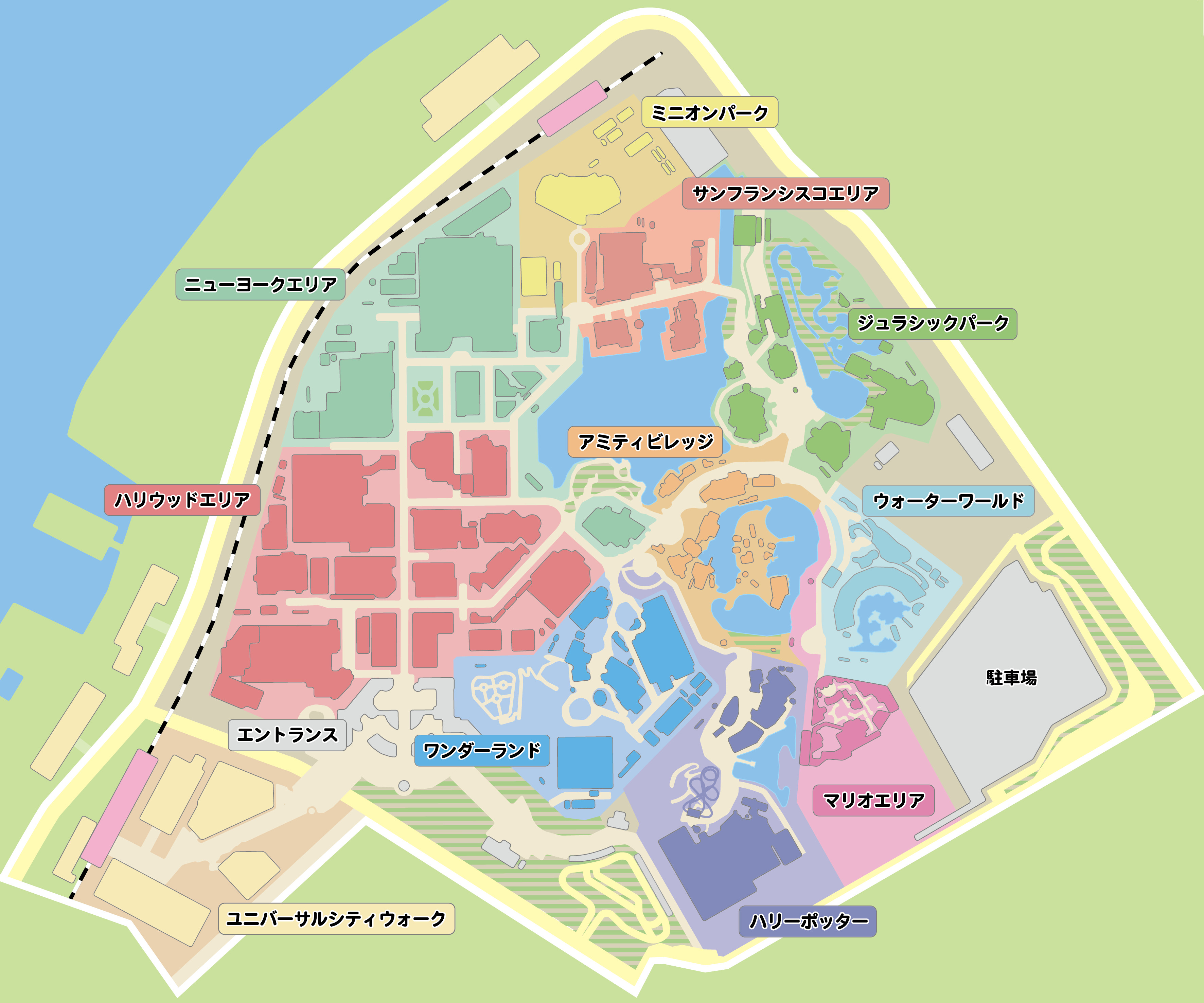 ハリウッド・エリアユニバーサル・スタジオ・ジャパンUSJ