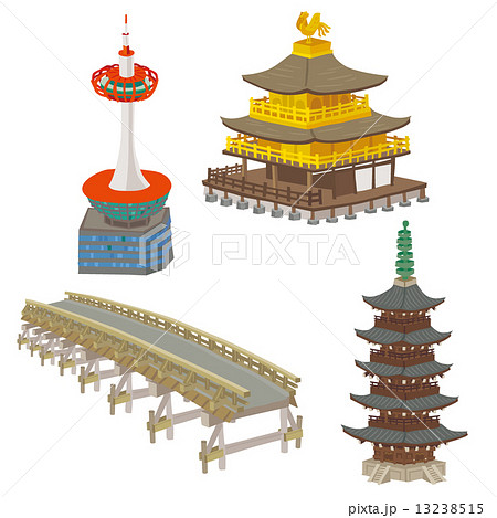 京都 観光イラスト無料イラスト・フリー素材なら「イラストAC」