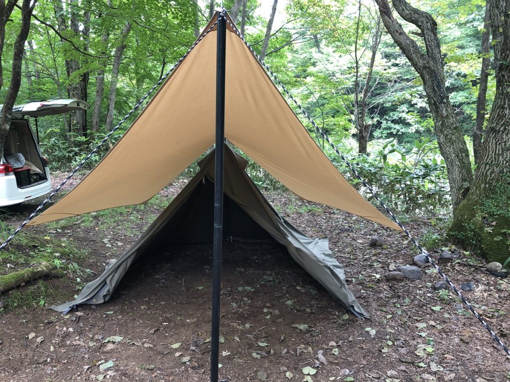 小川張り設営 簡単・カッコいい小川張りの張り方教えます