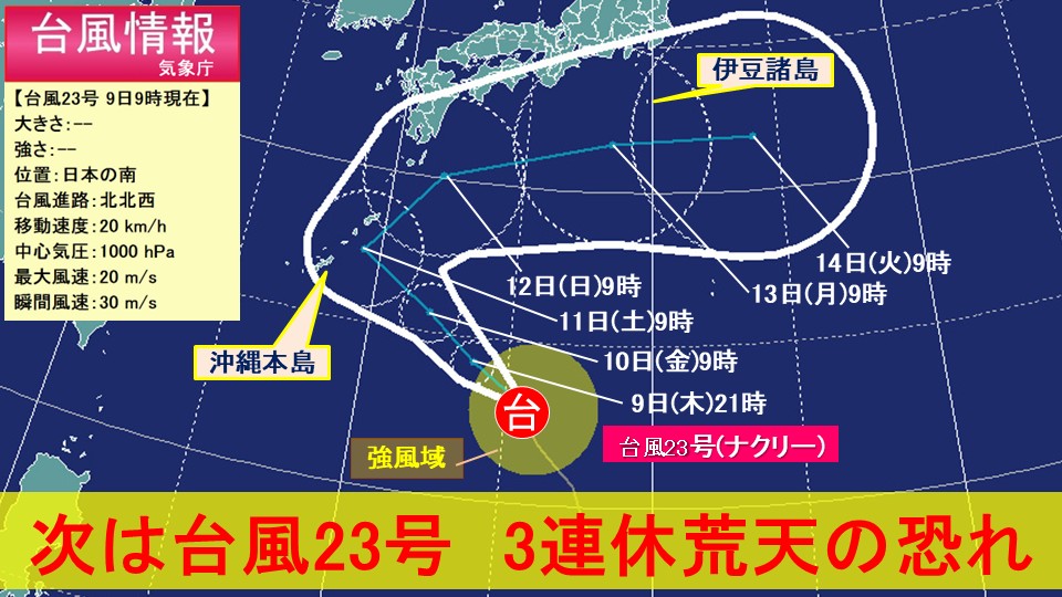 気象庁波浪実況・予想図
