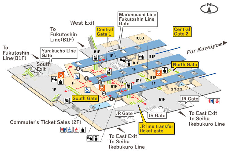 池袋車站出口地圖有片！全方位認路指南一次搞懂池袋車站不再迷路！ - 喜愛日本LikeJapan