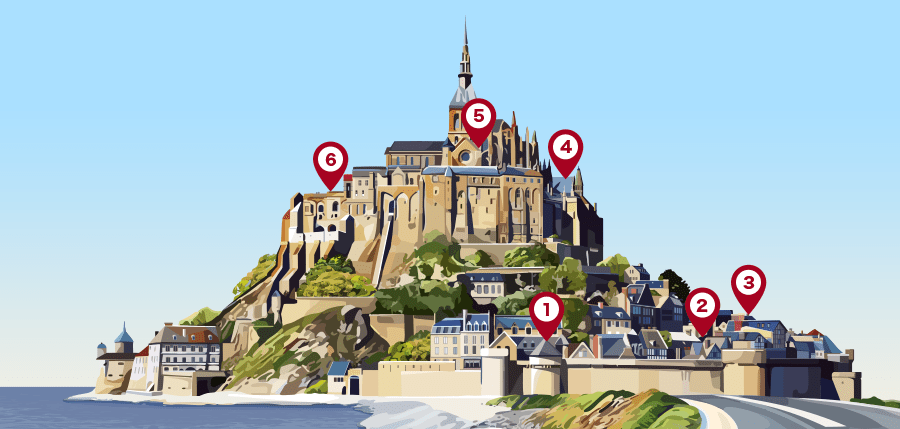 Amazon.co.jp: モン・サン・ミッシェルモデル リビング