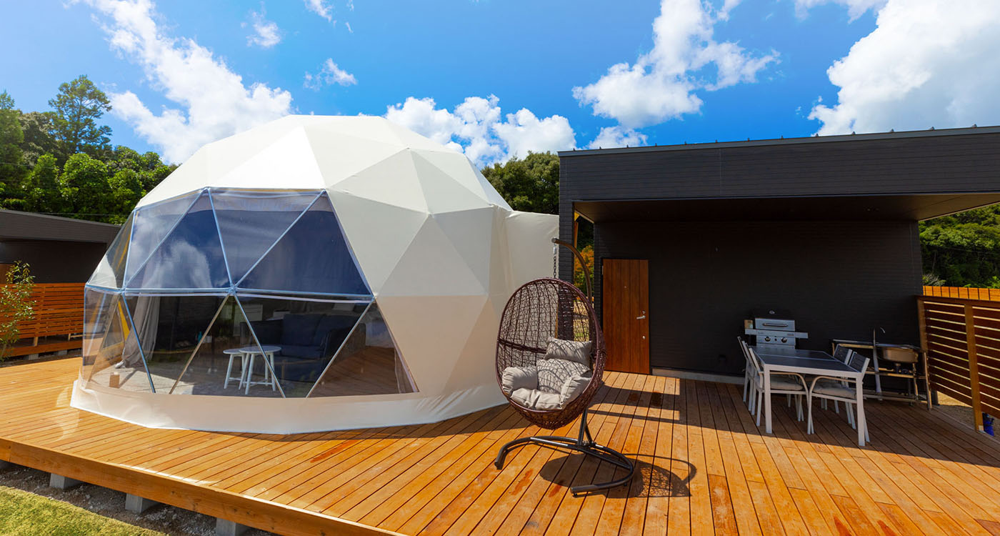 FDomes.jpコスパ抜群のグランピングテント – アウトドアにホテル並みの快適さを