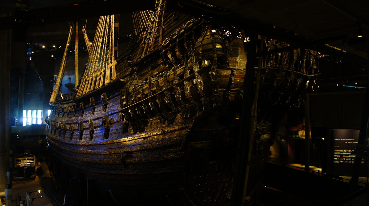 ヴァーサ号博物館でバンケット その１ ストックホルム 酒とバラの日々