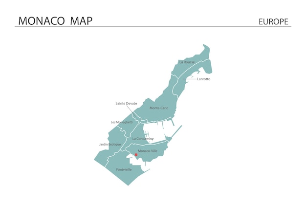 Monaco Maps & Facts