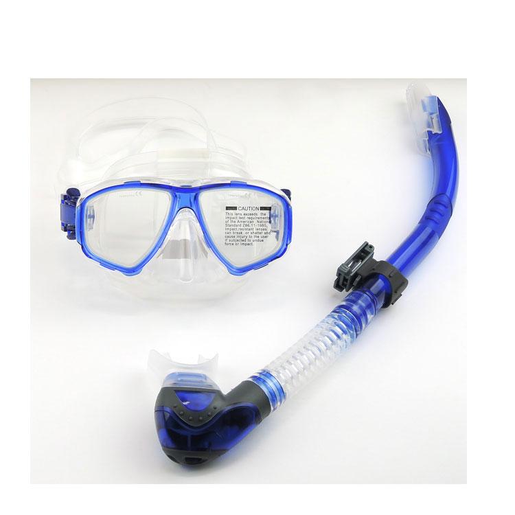 100％ドライシュノーケリングセットDiving＆Snorkeling AQROS