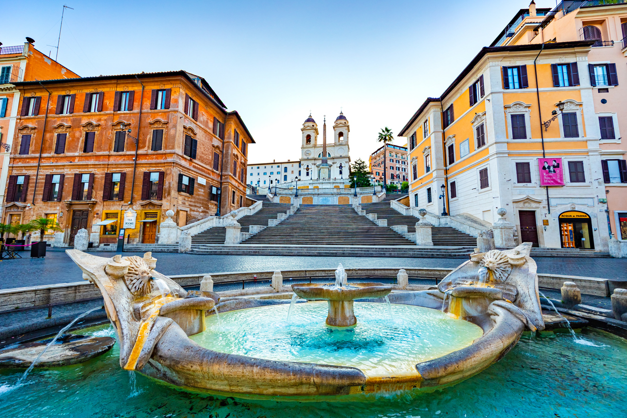 四大河の噴水。ナヴォーナ広場、ローマ。イタリアの写真素材・画像素材 Image 37945678