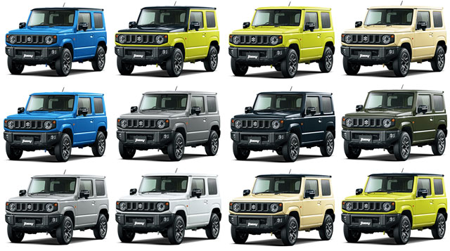 ジムニーJB64・JB74 1型～4型で何が変わった？ マイナーチェンジの変更点