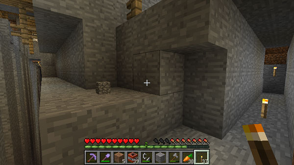 統合版マイクラ 露天掘りをしながら、鉱石の比率を調べてみた！ 23Sym Blog