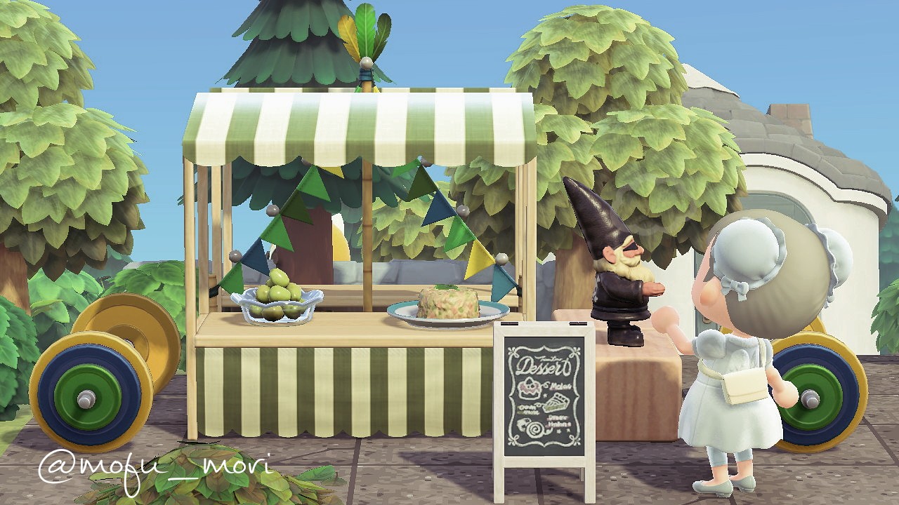 あつ森 おしゃれでちいさな料理屋さんのレイアウト - いつもの暮らしをちょっと良くする