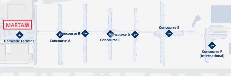 ATLアトランタ国際空港 入国審査の通過 待ち時間 失敗しない乗り継ぎ時間は？