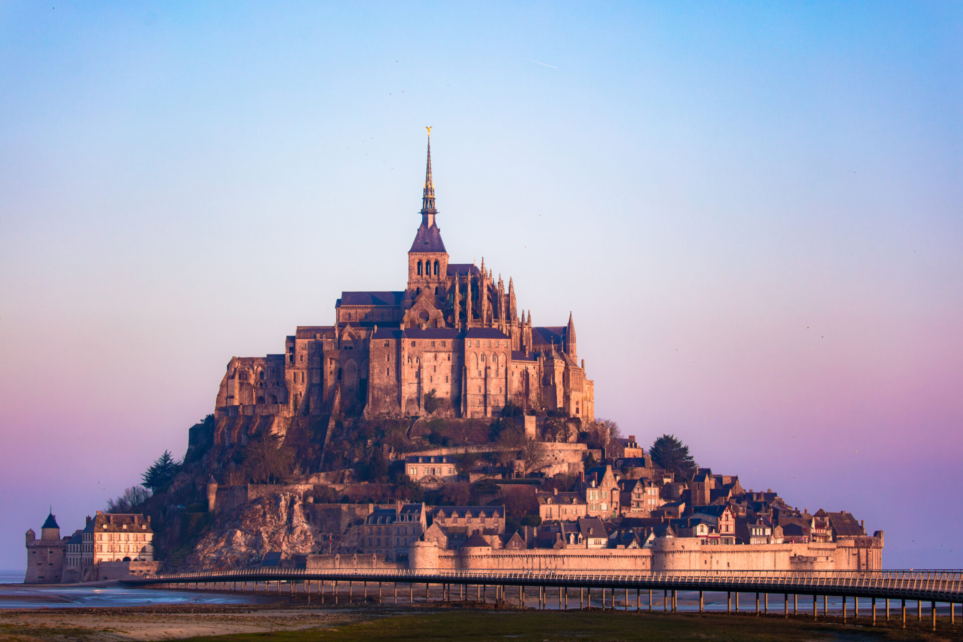 世界遺産のモン・サン=ミシェル Mont Saint-Michel