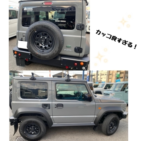 新型ジムニーシエラ JB74 ミディアムグレー×LINE-X ラインエックス