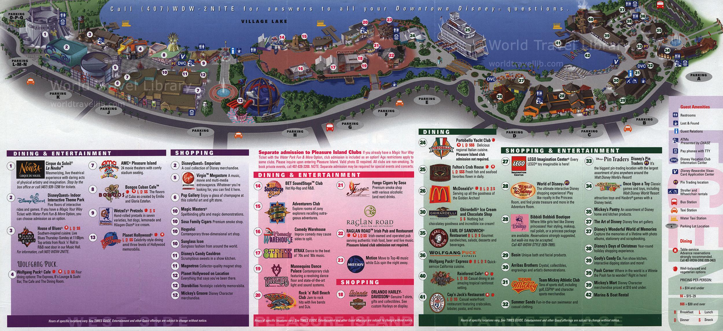 WDW ウォルトディズニーワールド最新パークマップ一覧 –