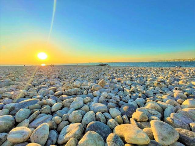本日のウェアラブルカメラ📷 お昼のマーブルビーチの様子です 曇っていて天気が怪しいです☁りんくう公園マーブルビーチrinkupark大阪泉佐野市田尻町osakaizumisanocitytajiritown天気