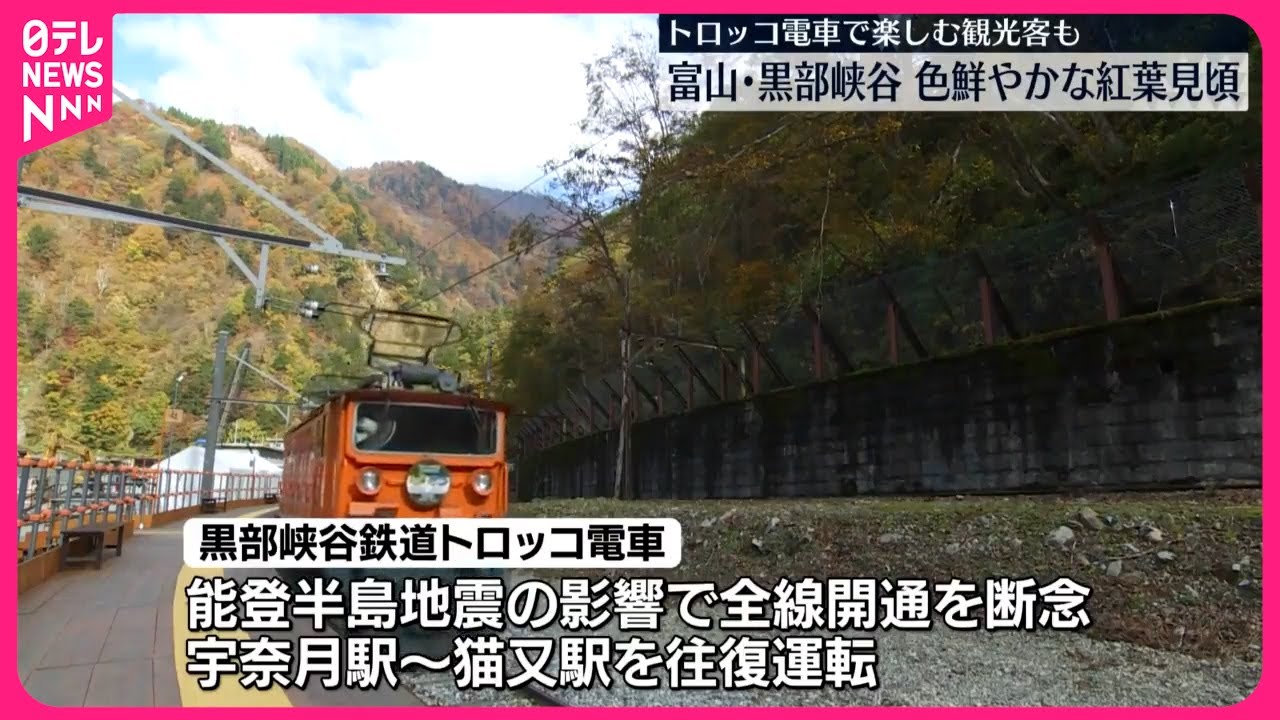 ちはやふる日記 - 紅葉の黒部渓谷