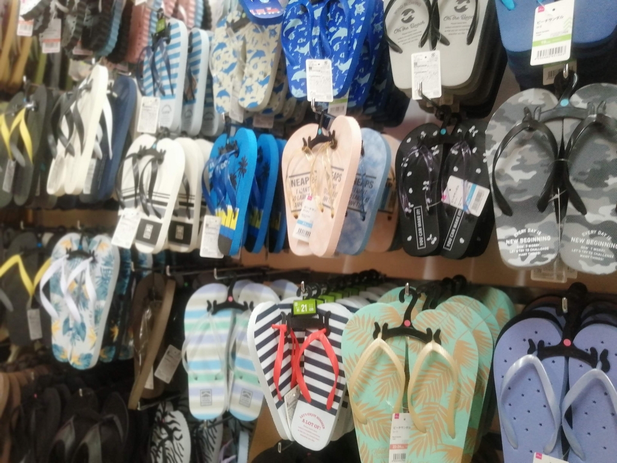 ビーチサンダル 無地- 100均 通販 ダイソーネットストア