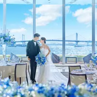 幻想的なナイトウエディングララシャンスガーデン東京ベイ ウエディングパーク