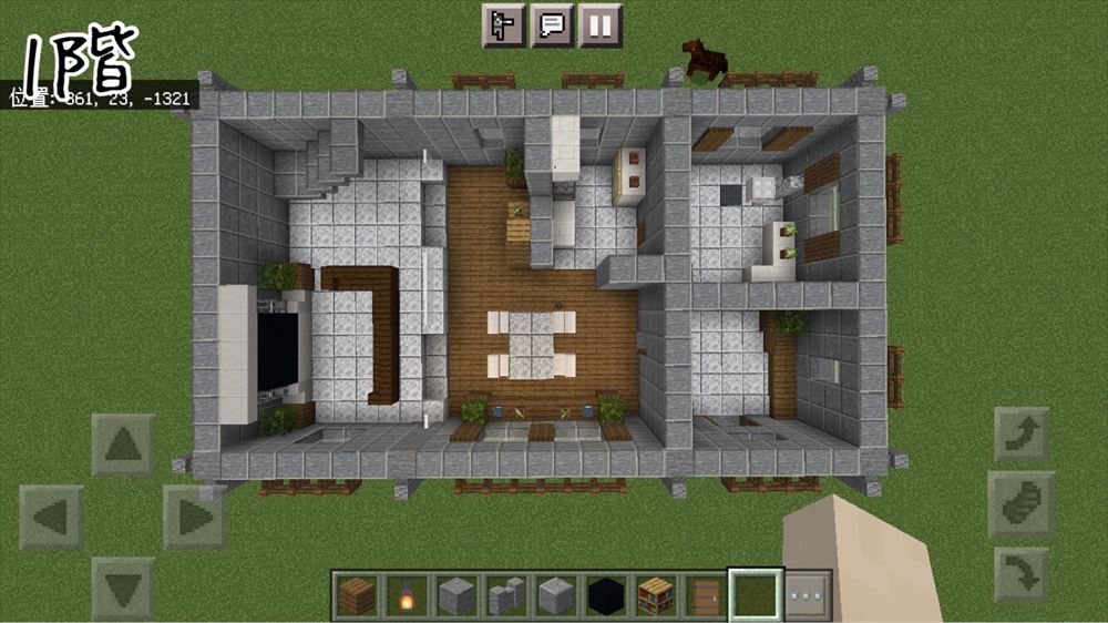 お城に寝室を作る – マイクラ初心者が行く