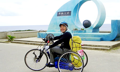 初参加の２歳の男の子が、手漕ぎ足漕ぎ三輪車で1.5キロも漕げちゃいましたー！僕も乗れた！障害があっても乗れる自転車＆三輪車