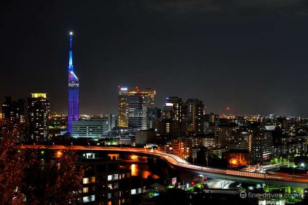 糸島 夜ドライブTikTok