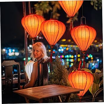 ベトナム伝統のホイアン・ランタン 提灯- 丸型